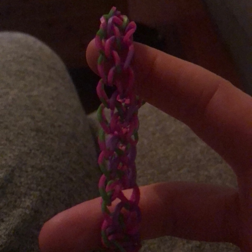 A rainbow loom bracelet that I made